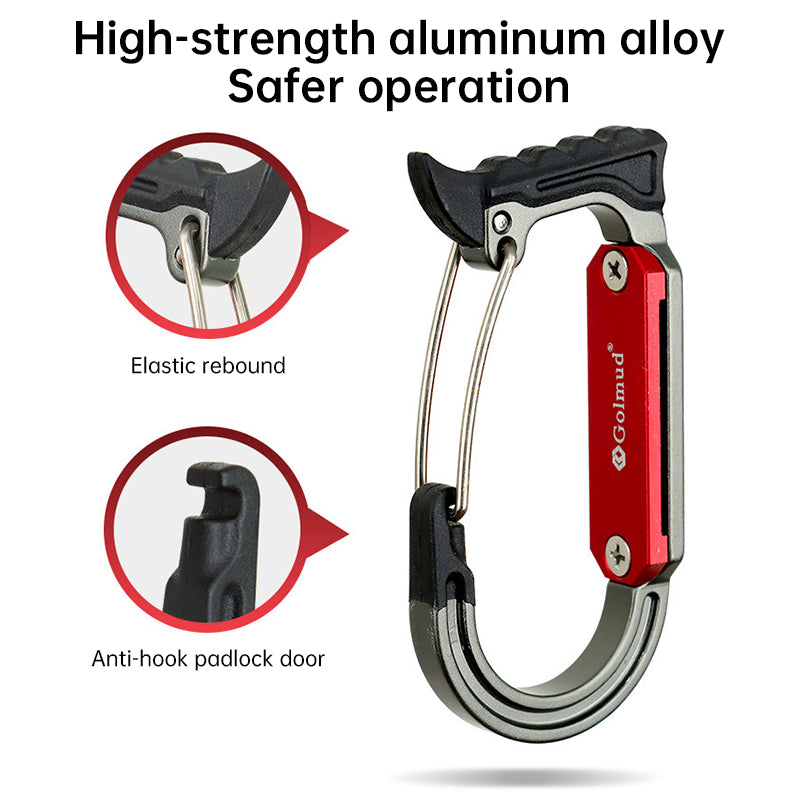Arborist Climbing Harness with Quickdraw Carabiners for Rock Climbing & High-Altitude Rescue