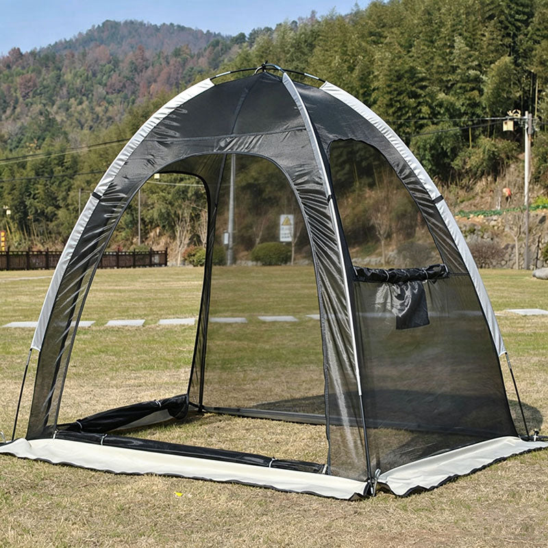 Cool Mesh Tent with Mosquito-Proof Design — Double-Sized Anti-Insect Screen Canopy for Weekend Outdoor Relaxation