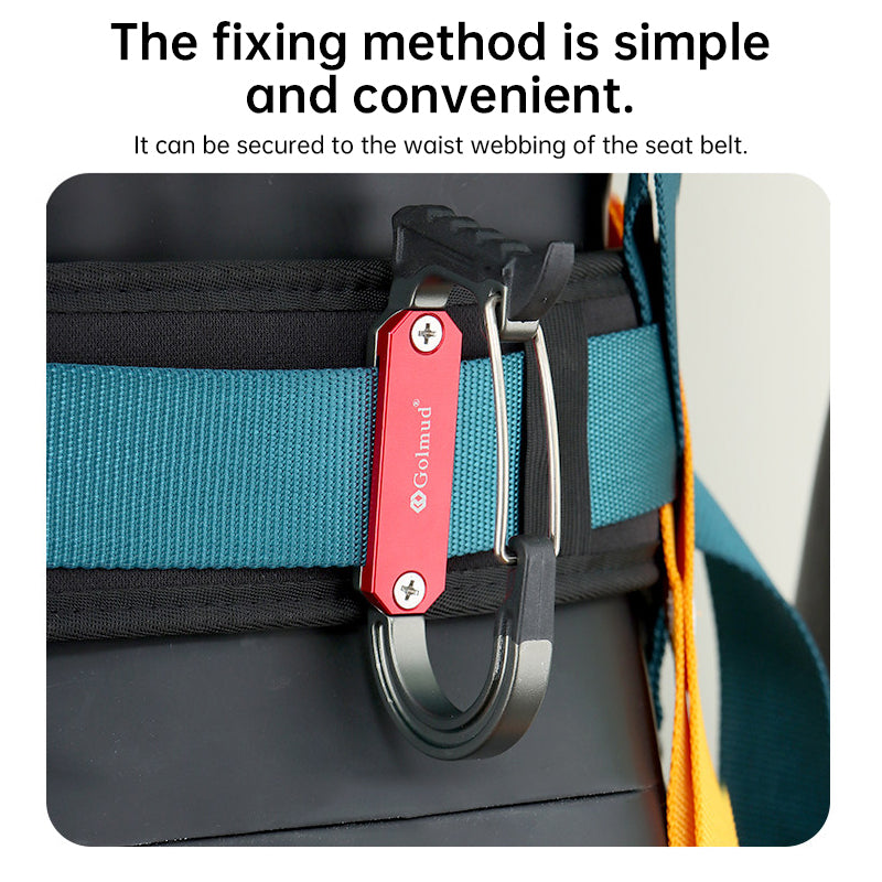 Arborist Climbing Harness with Quickdraw Carabiners for Rock Climbing & High-Altitude Rescue