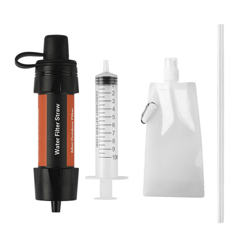 Outdoor Water Purifier Mini Filter Straw Outdoor Products Outdoor Survival Water Purification