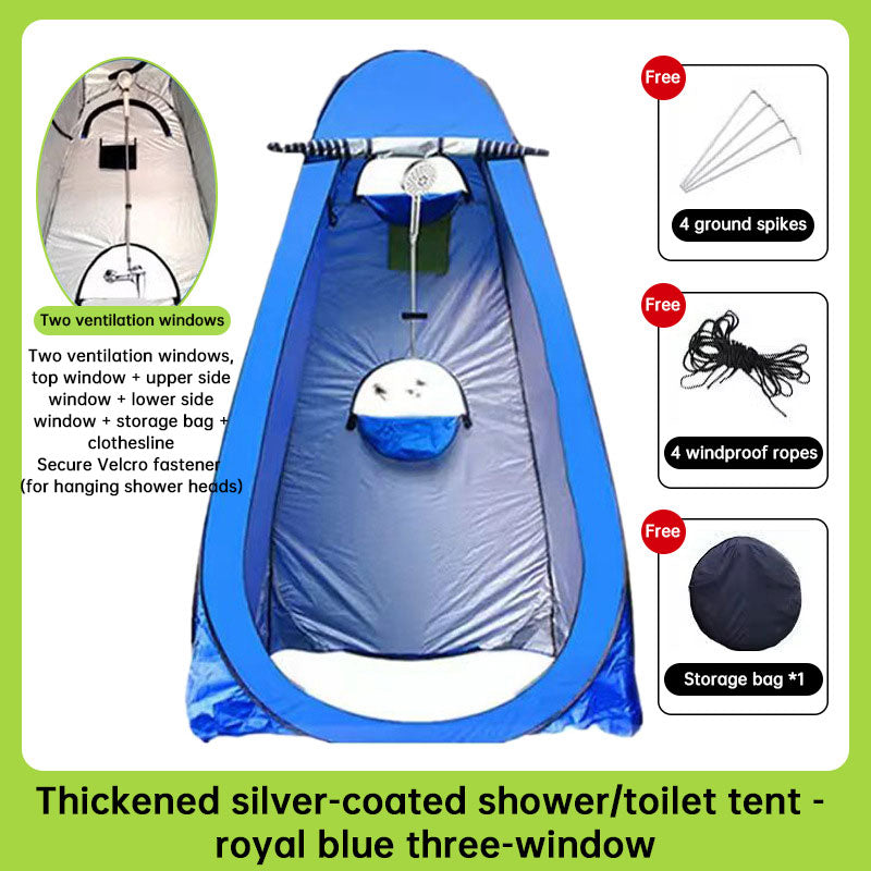 Pop Up Privacy Tent - Instant Outdoor Shower & Portable Toilet for Camping
