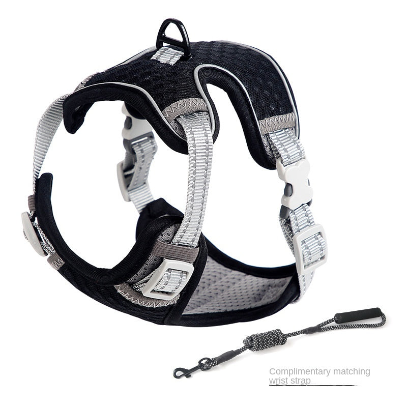 Pet Harness Vest Style Cat Leash for Outdoor Use, Anti-Struggle Cat Walking Rope and Cat Lead