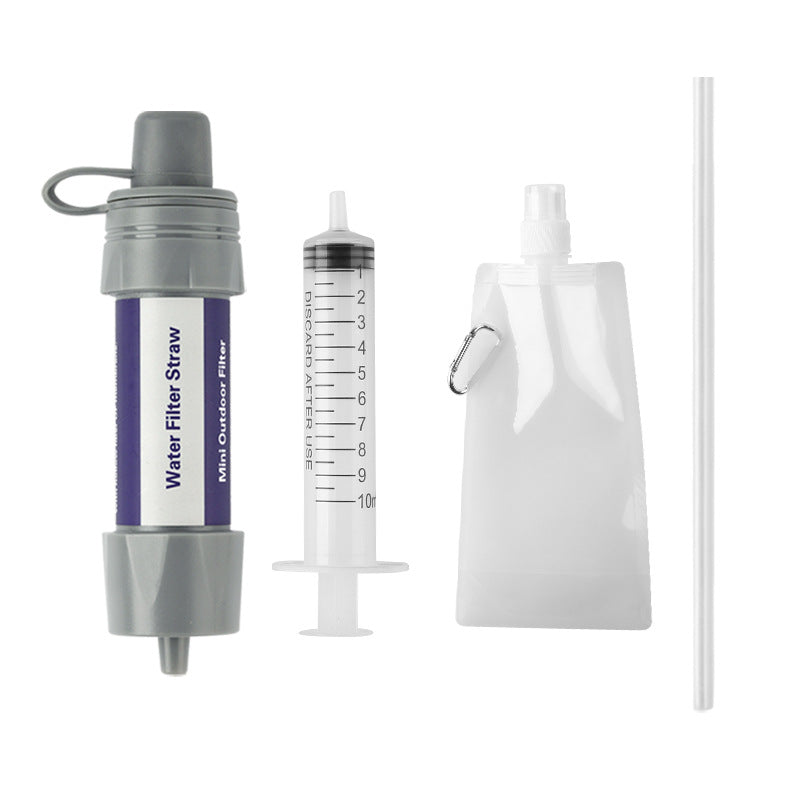 Outdoor Water Purifier Mini Filter Straw Outdoor Products Outdoor Survival Water Purification