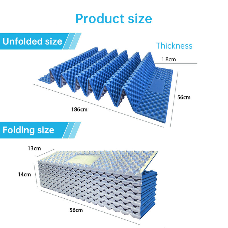 330g Lightweight Foam Camping Mattress | Portable Foldable Sleeping Pad, Moisture-Resistant & Insulated for Hiking, Backpacking