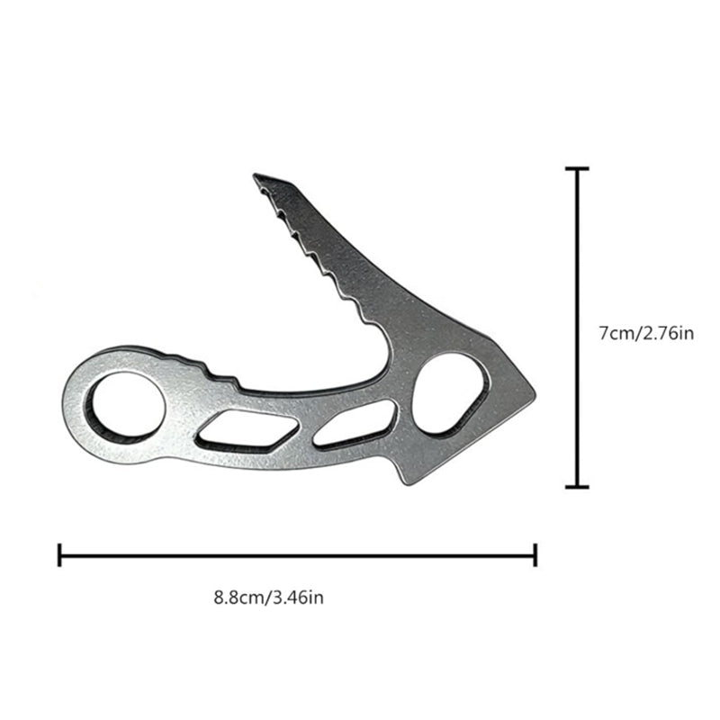 X7AC Pro Series Stainless Steel Hook | Heavy-Duty Gear for Extreme & Sport Climbing