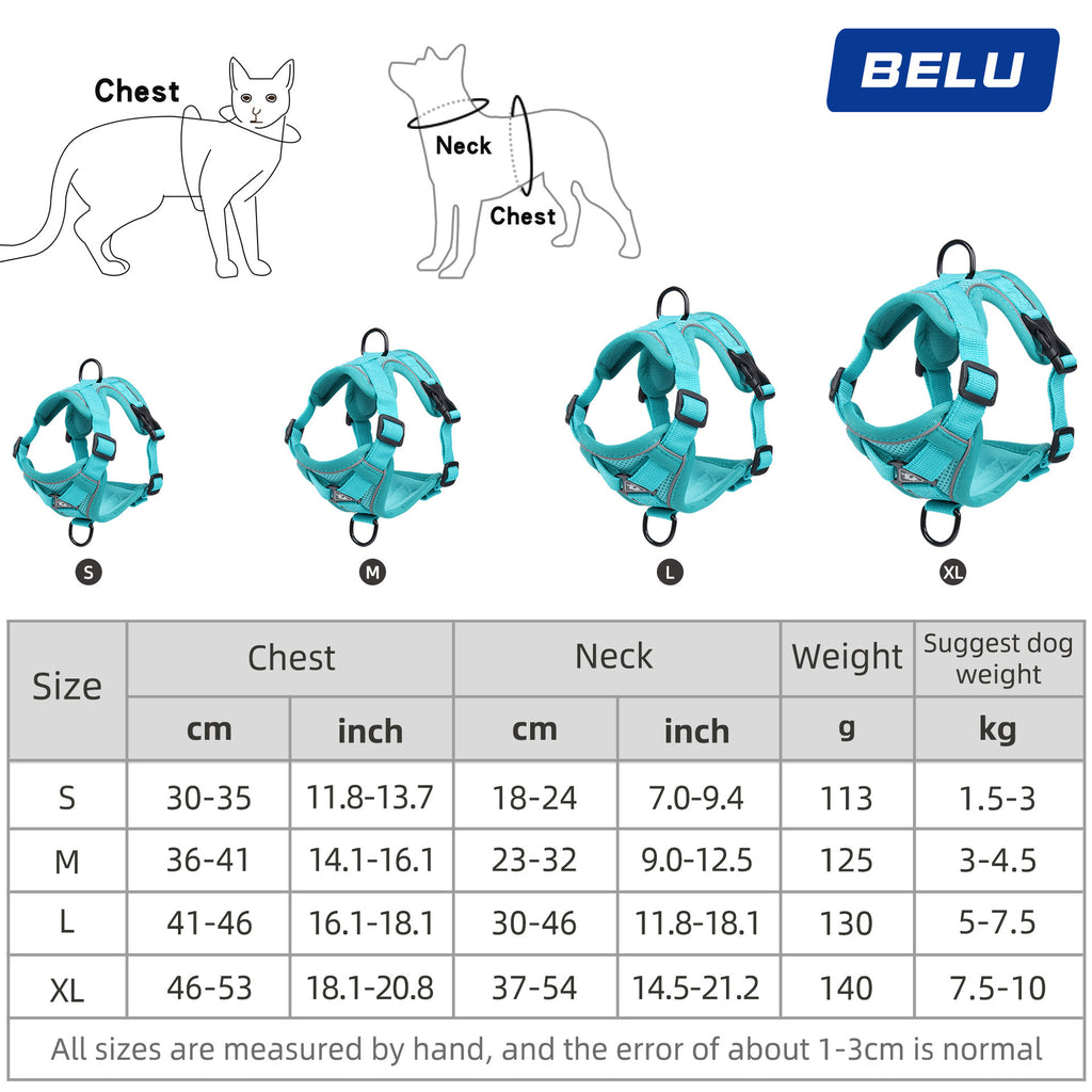Pet Leash Reflective Breathable Cat Harness Vest Style Small Cat Breathable Reflective