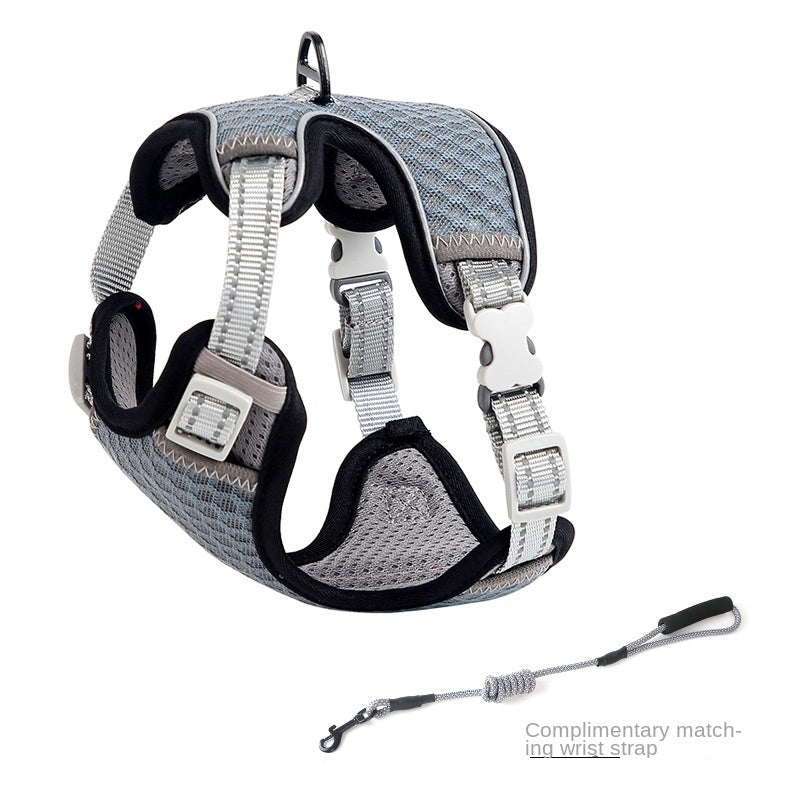 Pet Harness Vest Style Cat Leash for Outdoor Use, Anti-Struggle Cat Walking Rope and Cat Lead