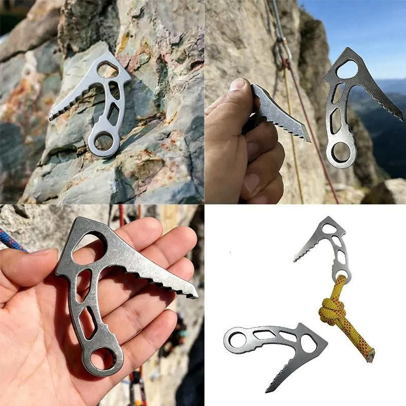 X7AC Pro Series Stainless Steel Hook | Heavy-Duty Gear for Extreme & Sport Climbing