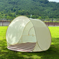 Heavy Duty Beach Tent with Reinforced Poles – Windproof Sun Shelter & UV Protection Canopy for Outdoor Family Use