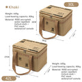 Outdoor storage bag, large - capacity foldable storage box, camping gear for picnic, portable, water - resistant