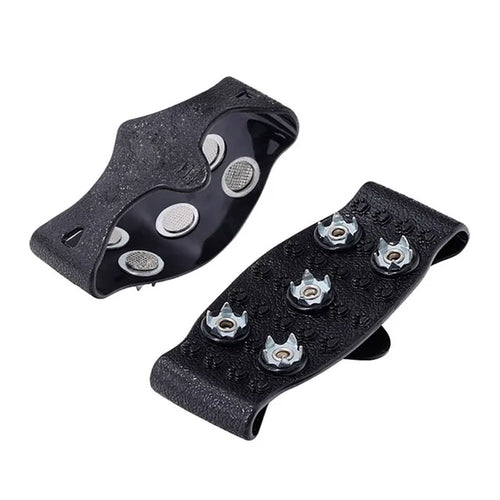 5-Point Adjustable Ice Cleats | Non-Slip Crampon Spikes for Hiking & Winter Walking on Ice