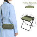 Outdoor Folding Chair, Portable Fishing Chair, Compact Train Stool, Foldable Camping Chair, Mini Camping Bench