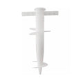 Plastic Adjustable Umbrella Base, Sun, Beach, Terrace, Sand, Ground Fixing Tools (Anchor Bracket, Spiral Tool, Tip Part), 1 Pc