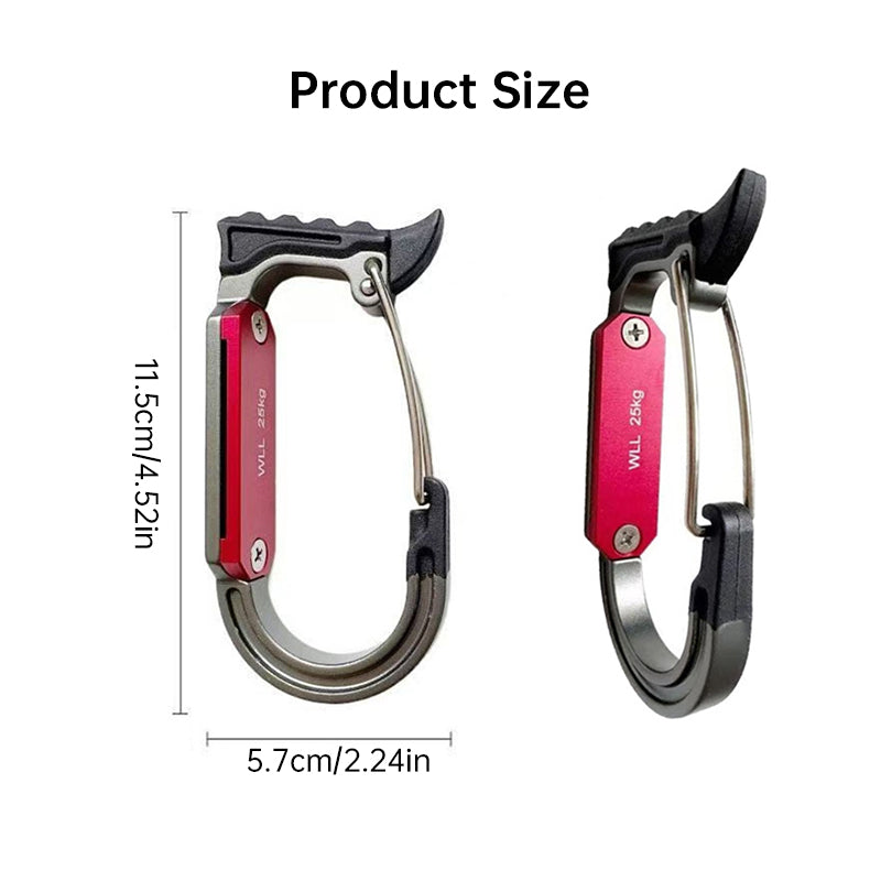 Arborist Climbing Harness with Quickdraw Carabiners for Rock Climbing & High-Altitude Rescue