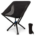 Outdoor Camping Picnic Folding Chair Umbrella Chair Aluminum Lightweight Portable Backrest Moon Chair